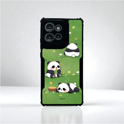 ivogue Panda Playground Mobile Cover For Motorola Edge 50 Neo