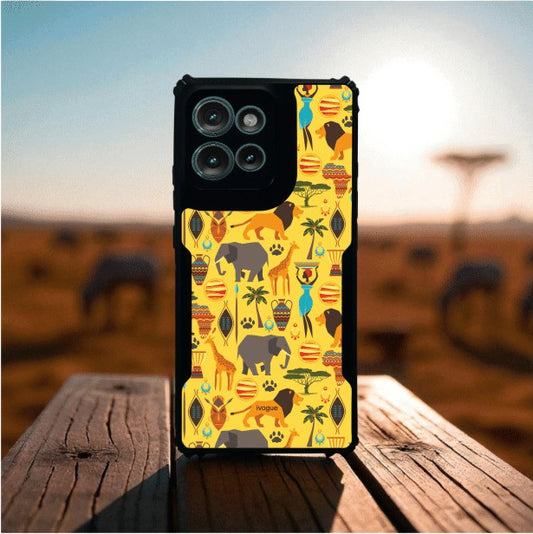 ivogue Safari Spirit Mobile Cover For Motorola Edge 50 Neo