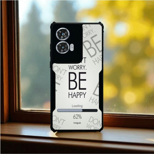 ivogue Be Happy Mobile Cover For Motorola Edge 50 Fusion