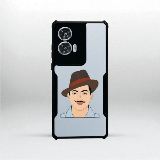 ivogue Bhagat Singh Mobile Cover For Motorola Edge 50 Fusion