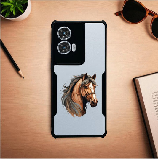 ivogue Horse Mobile Cover For Motorola Edge 50 Fusion