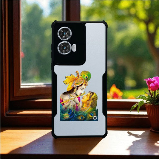 ivogue Radha Krishna Mobile Cover For Motorola Edge 50 Fusion