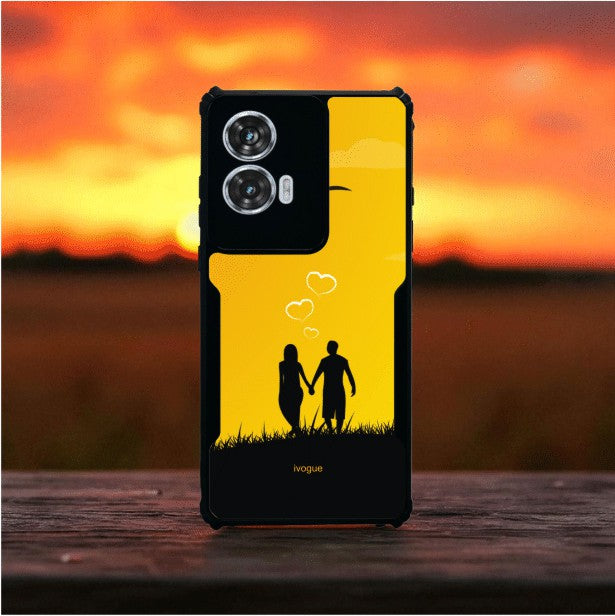 ivogue Sunset Romance Mobile Cover For Motorola Edge 50 Fusion