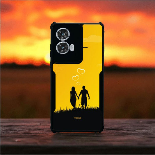 ivogue Sunset Romance Mobile Cover For Motorola Edge 50 Fusion
