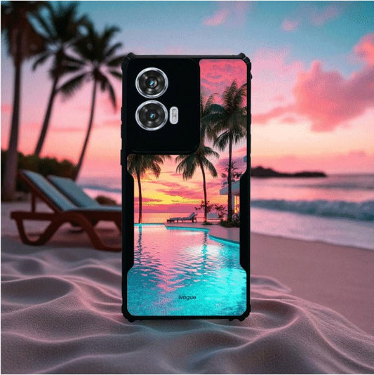 ivogue Sunset Serenity Mobile Cover For Motorola Edge 50 Fusion