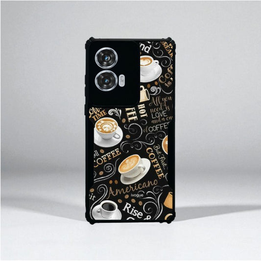 ivogue Coffee O’Clock Mobile Cover For Motorola Edge 50 Fusion