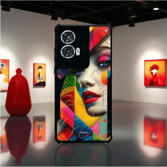 ivogue Modern Art Mobile Cover For Motorola Edge 50 Fusion