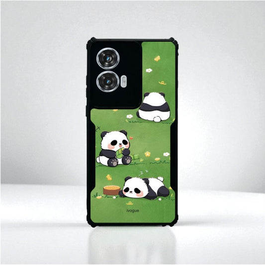 ivogue Panda Playground Mobile Cover For Motorola Edge 50 Fusion