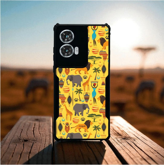 ivogue Safari Spirit Mobile Cover For Motorola Edge 50 Fusion