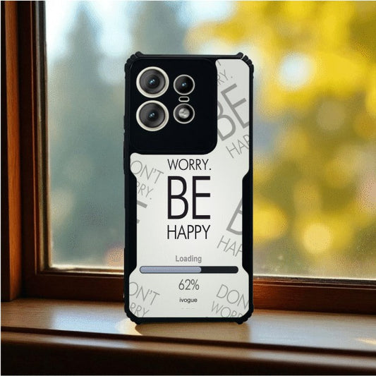 ivogue Be Happy Mobile Cover For Motorola Edge 50 Pro
