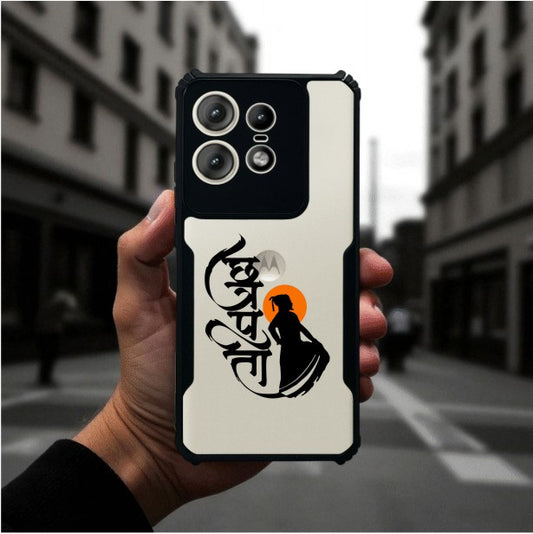 ivogue Shivaji Maharaj Mobile Cover For Motorola Edge 50 Pro