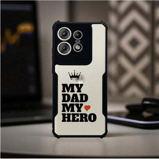 ivogue My Dad My Hero Mobile Cover For Motorola Edge 50 Pro