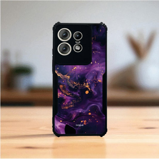 ivogue Purple Alchemy Mobile Cover For Motorola Edge 50 Pro