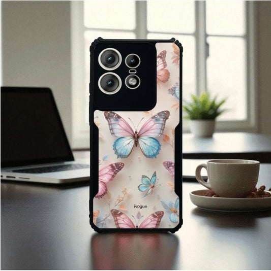 ivogue Butterfly Bloom Mobile Cover For Motorola Edge 50 Pro