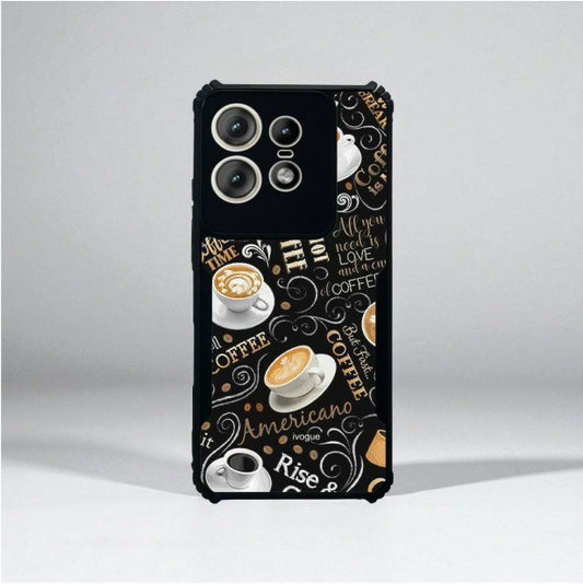 ivogue Coffee O’Clock Mobile Cover For Motorola Edge 50 Pro
