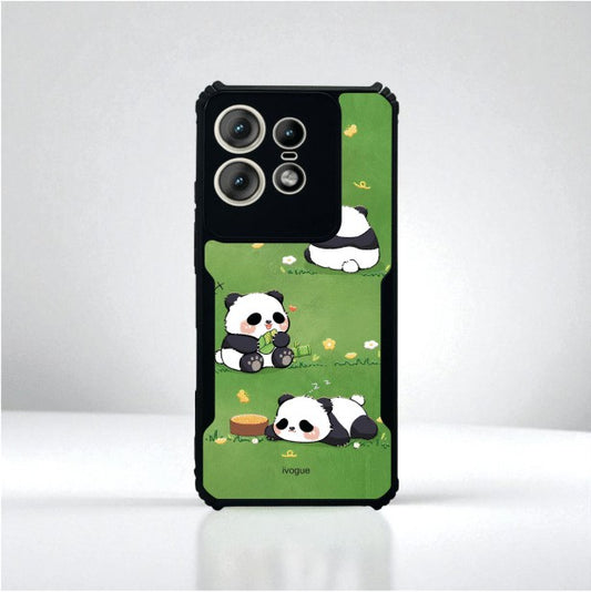 ivogue Panda Playground Mobile Cover For Motorola Edge 50 Pro