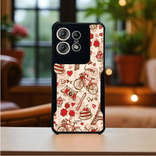 ivogue French Fancy Mobile Cover For Motorola Edge 50 Pro