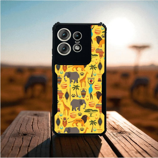 ivogue Safari Spirit Mobile Cover For Motorola Edge 50 Pro