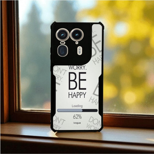 ivogue Be Happy Mobile Cover For Motorola Edge 50 Ultra