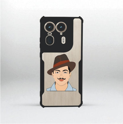 ivogue Bhagat Singh Mobile Cover For Motorola Edge 50 Ultra