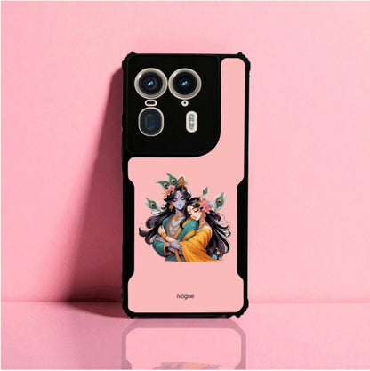 ivogue Radha Krishna Bliss Mobile Cover For Motorola Edge 50 Ultra
