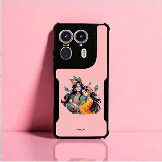 ivogue Radha Krishna Bliss Mobile Cover For Motorola Edge 50 Ultra