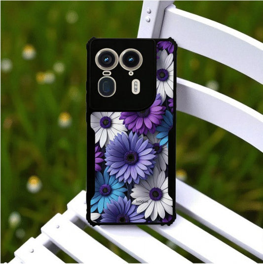 ivogue Violet Bloom Mobile Cover For Motorola Edge 50 Ultra