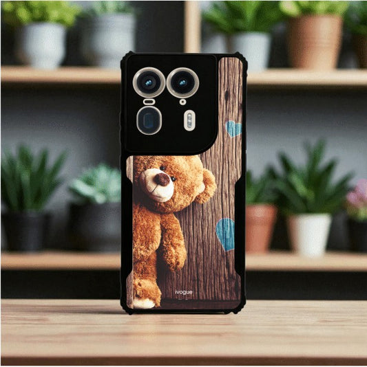 ivogue Teddy Love Mobile Cover For Motorola Edge 50 Ultra