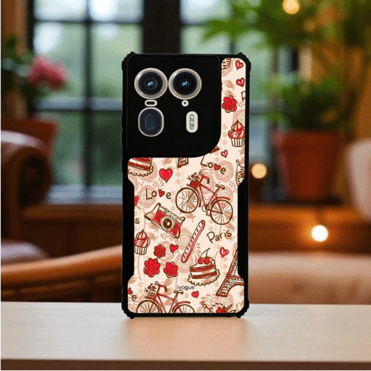 ivogue French Fancy Mobile Cover For Motorola Edge 50 Ultra