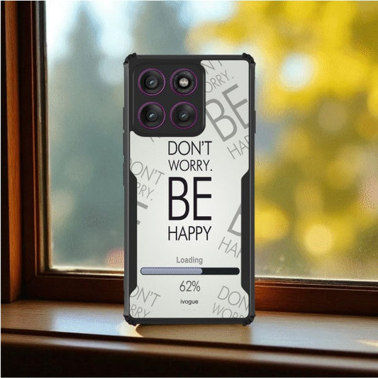 ivogue Be Happy Mobile Cover For Motorola Edge 60 Stylus