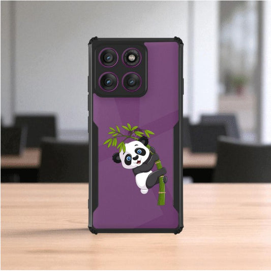 ivogue Panda and Tree Mobile Cover For Motorola Edge 60 Fusion
