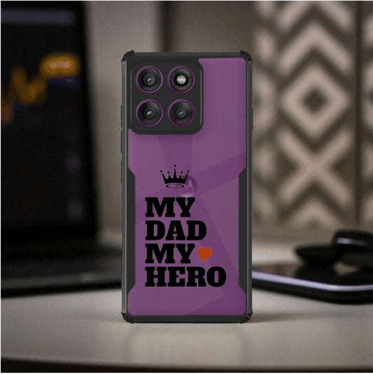 ivogue My Dad My Hero Mobile Cover For Motorola Edge 60 Stylus