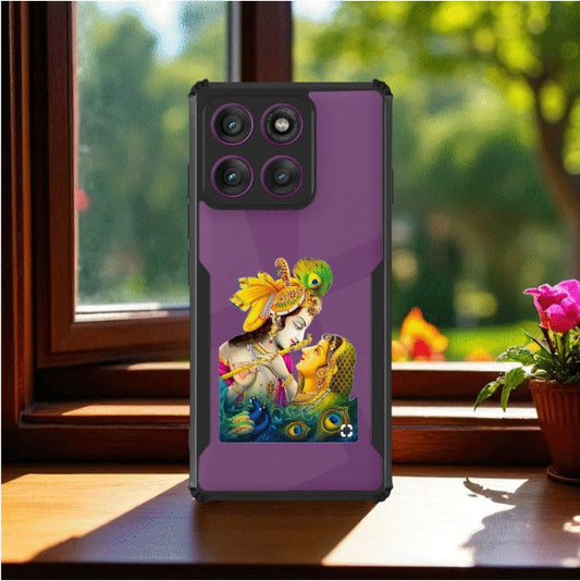 ivogue Radha Krishna Mobile Cover For Motorola Edge 60 Fusion