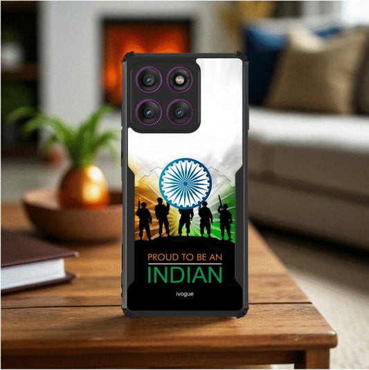 ivogue Proud to Be Indian Mobile Cover For Motorola Edge 60