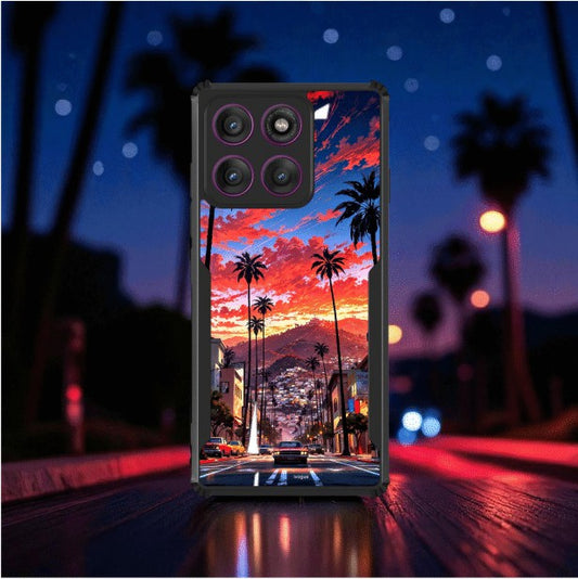 ivogue Palm City Nights Mobile Cover For Motorola Edge 60