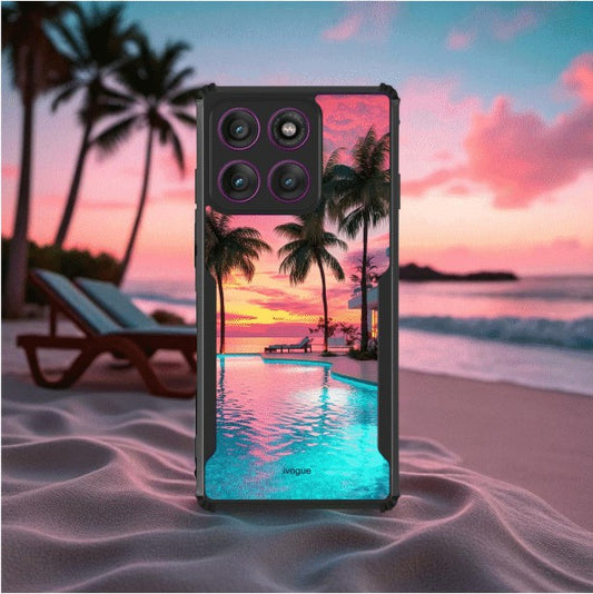 ivogue Sunset Serenity Mobile Cover For Motorola Edge 60 Stylus