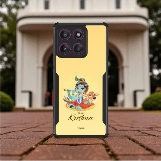 ivogue Bal Krishna Charm Case For Motorola Edge 60 Fusion