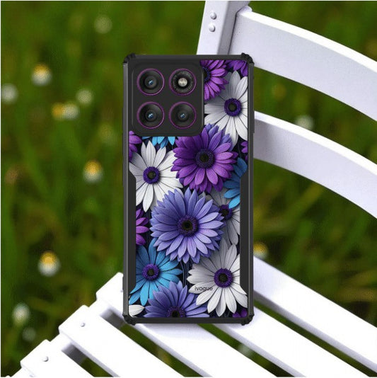 ivogue Violet Bloom Mobile Cover For Motorola Edge 60 Stylus