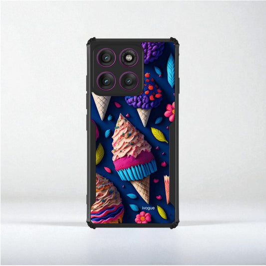 ivogue Cone of Colors Mobile Cover For Motorola Edge 60