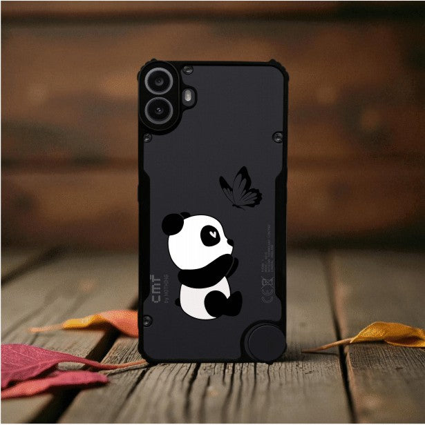 ivogue Panda and Butterfly Mobile Cover For NOTHING CMF Phone 1