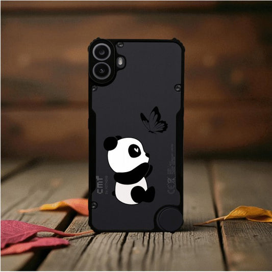 ivogue Panda and Butterfly Mobile Cover For NOTHING CMF Phone 1