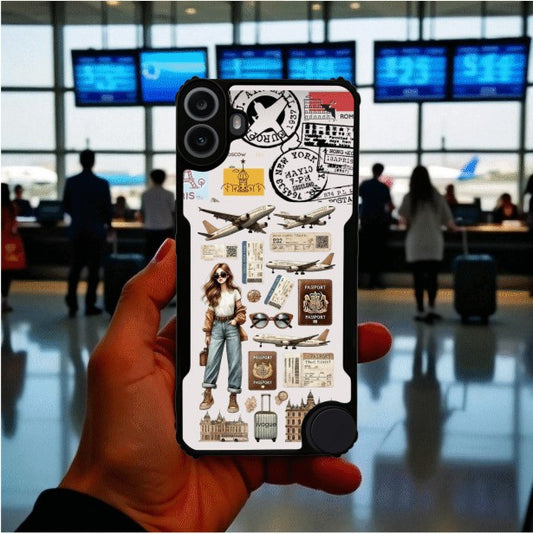 ivogue Travel Girl Vibes Mobile Cover For NOTHING CMF Phone 1