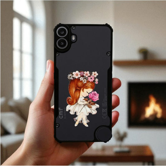 ivogue Flower Girl Mobile Cover For NOTHING CMF Phone 1