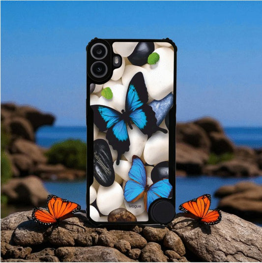 ivogue Blue Wings Beauty Mobile Cover For NOTHING CMF Phone 1