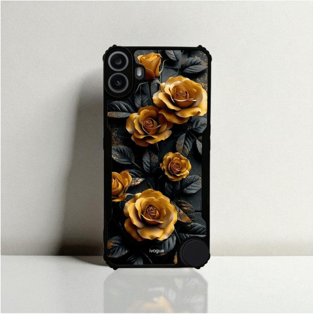 ivogue Golden Rose Mobile Cover For NOTHING CMF Phone 1