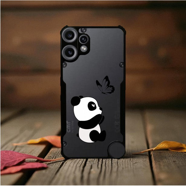 ivogue Panda and Butterfly Mobile Cover For NOTHING CMF Phone 2 Pro