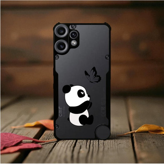 ivogue Panda and Butterfly Mobile Cover For NOTHING CMF Phone 2 Pro