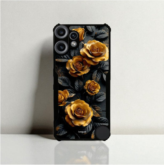 ivogue Golden Rose Mobile Cover For NOTHING CMF Phone 2 Pro
