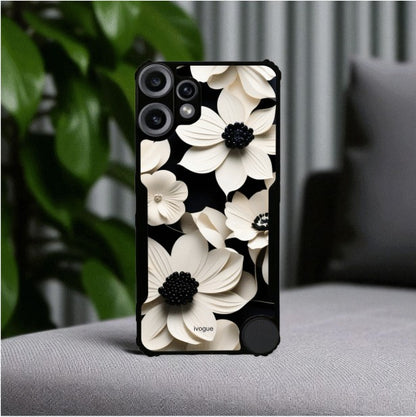 ivogue Black & Bloom Mobile Cover For NOTHING CMF Phone 2 Pro
