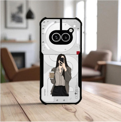 ivogue Coffee Girl Mobile Cover For NOTHING Phone 2A